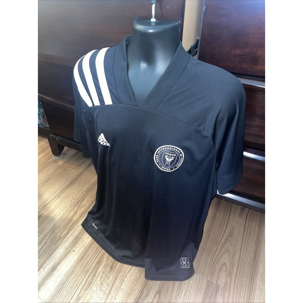 Adidas Inter Miami CF Beckham #23 Jersey Men's Sz 2XL Black Inaugural 2020 - Picture 2 of 10